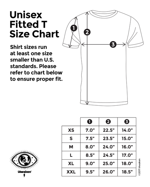 iAwaken® Unisex Short Sleeve Fitted T :: GREEN